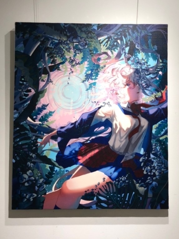 創作イラストキャンバス印刷(F20号)