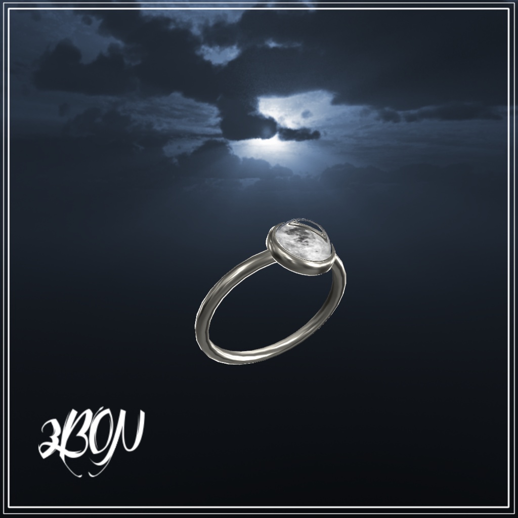 【無料】月の指輪とネックレス moon ring, necklace🌙