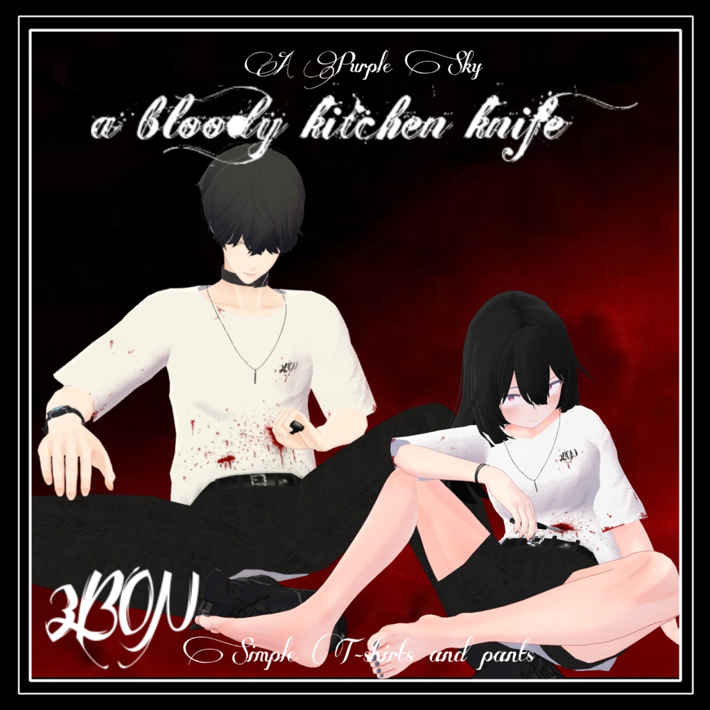 a blood sky clothes (for Minase, maki, jaula)