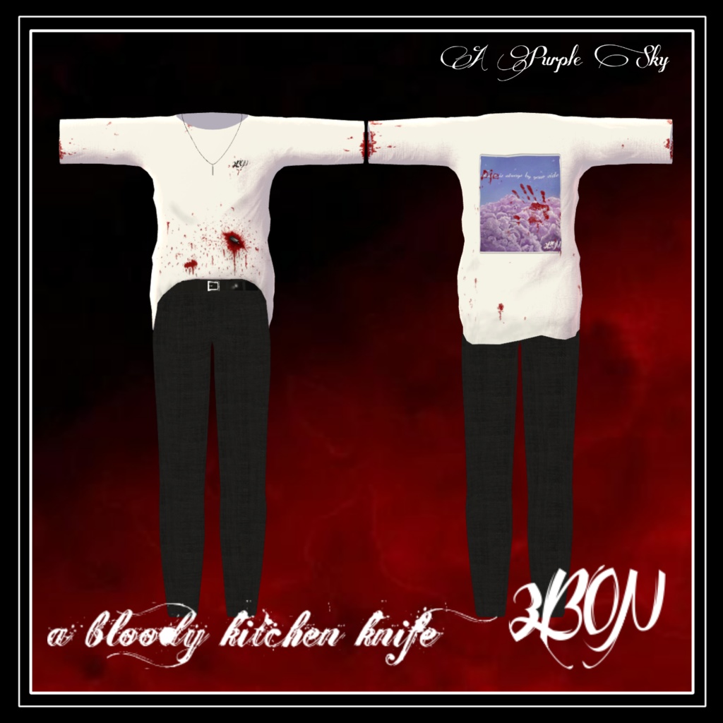 a blood sky clothes (for Minase, maki, jaula)
