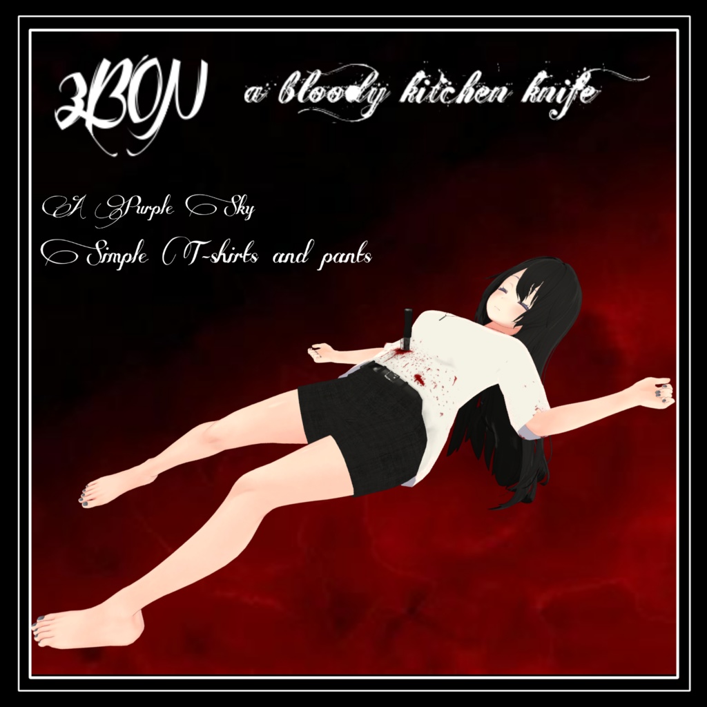 a blood sky clothes (for kikyo, anon, Sion)