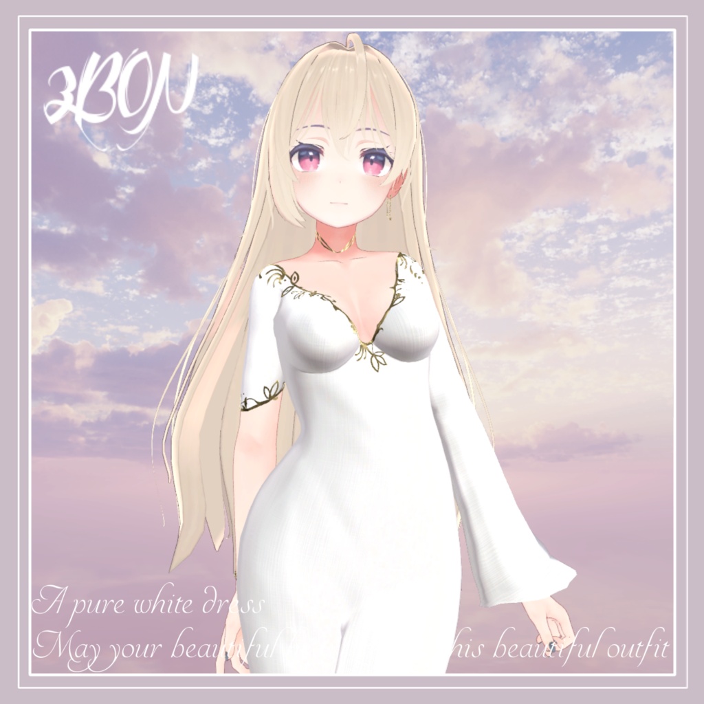 ⚜A pure white dress (kikyo 桔梗)⚜