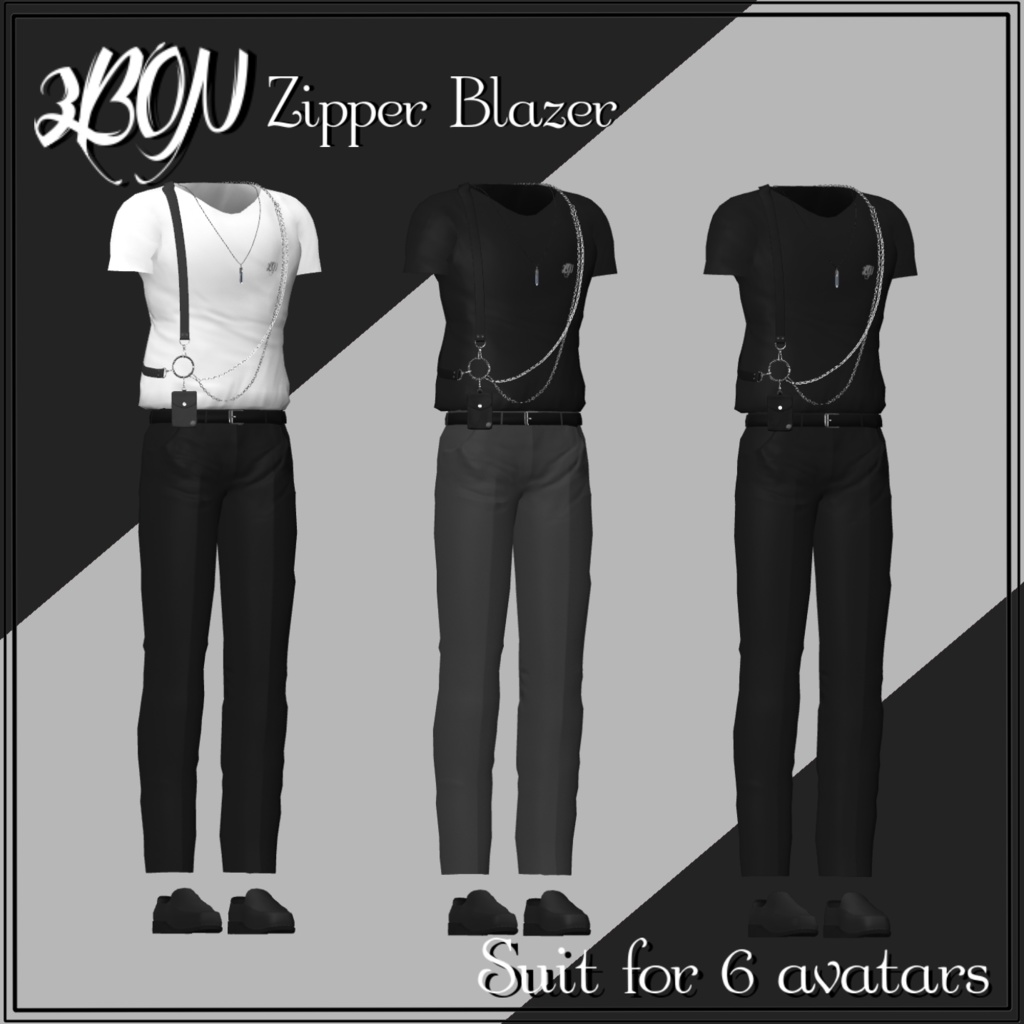 Zipper Blazer (for Minase, Grus, まき, 壱鬼, ハウラ, Anri)