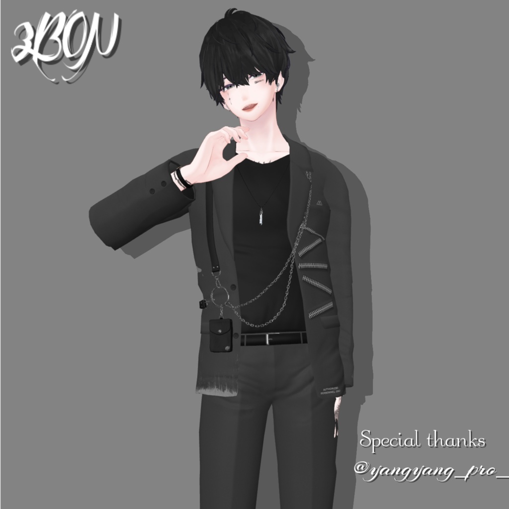 Zipper Blazer (for Minase, Grus, まき, 壱鬼, ハウラ, Anri)