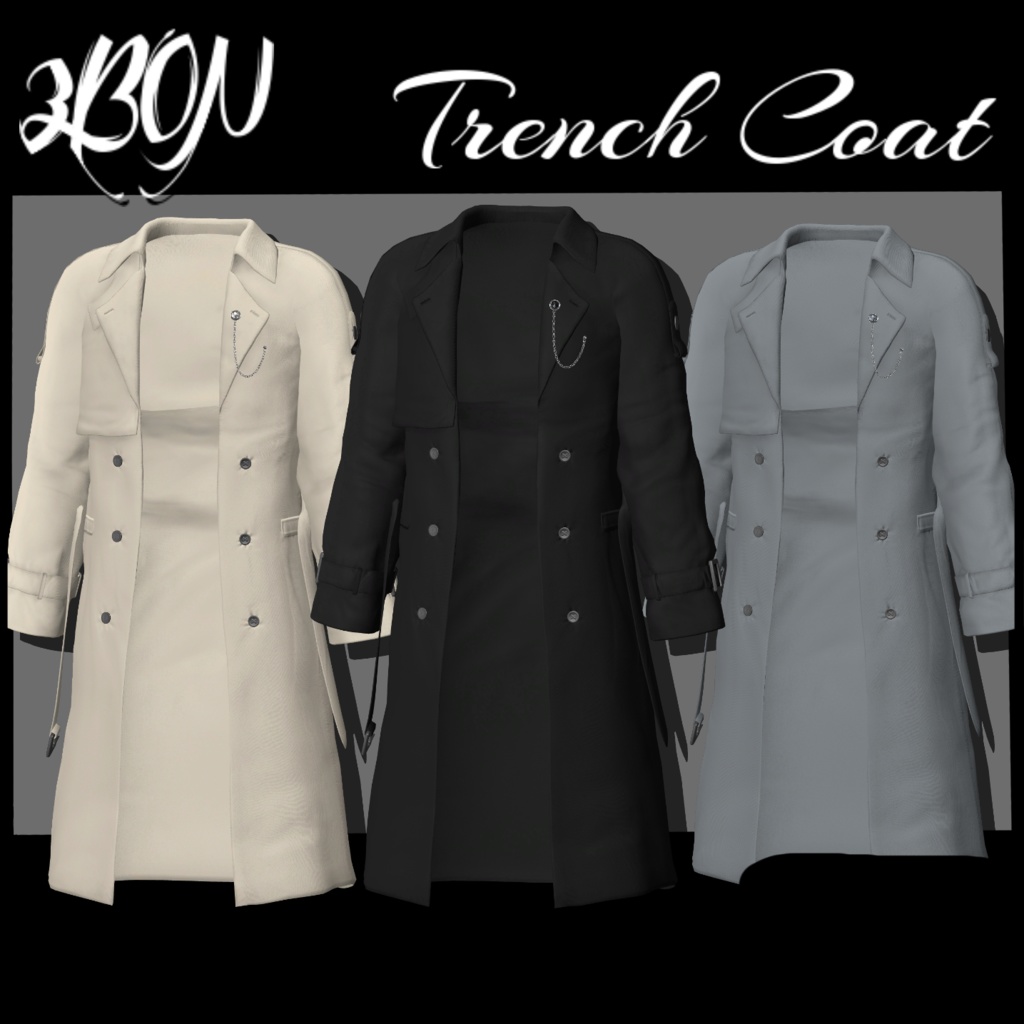 Trench Coat (for Minase) #3BON