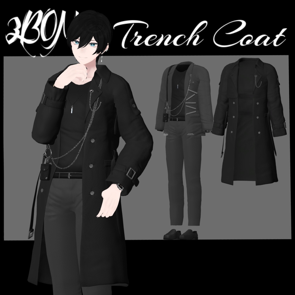 🧥Trench Coat🧥 (for Maki, Anri) #3BON