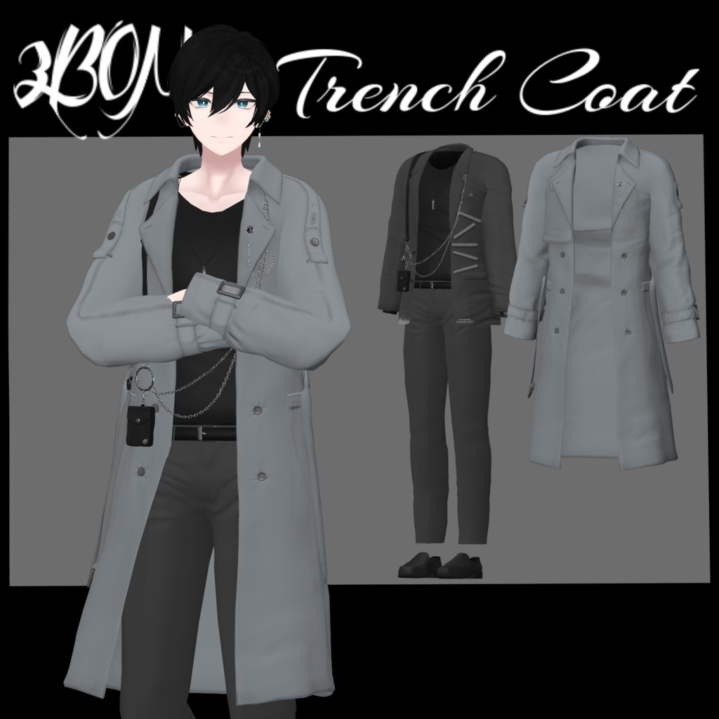 🧥Trench Coat🧥 (for Maki, Anri) #3BON