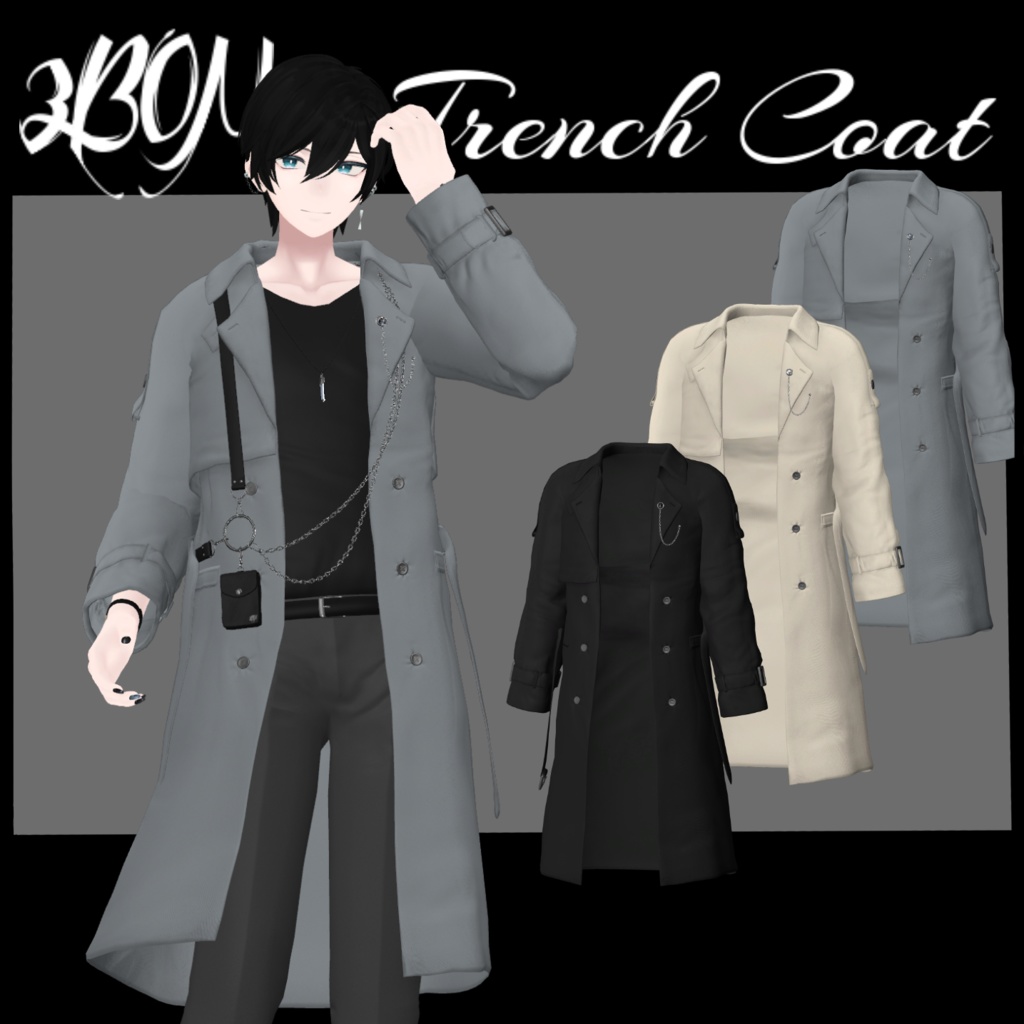 🧥Trench Coat🧥 (for Maki, Anri) #3BON