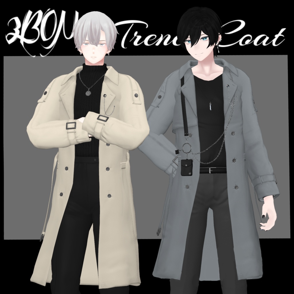 🧥Trench Coat🧥 (for Maki, Anri)  #3BON 