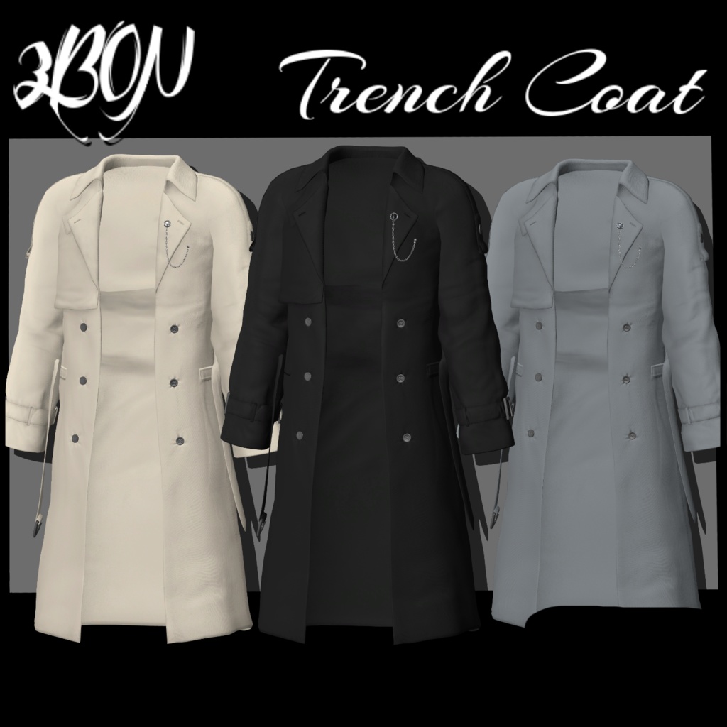 🧥Trench Coat🧥 (for Grus, Haolan) #3BON