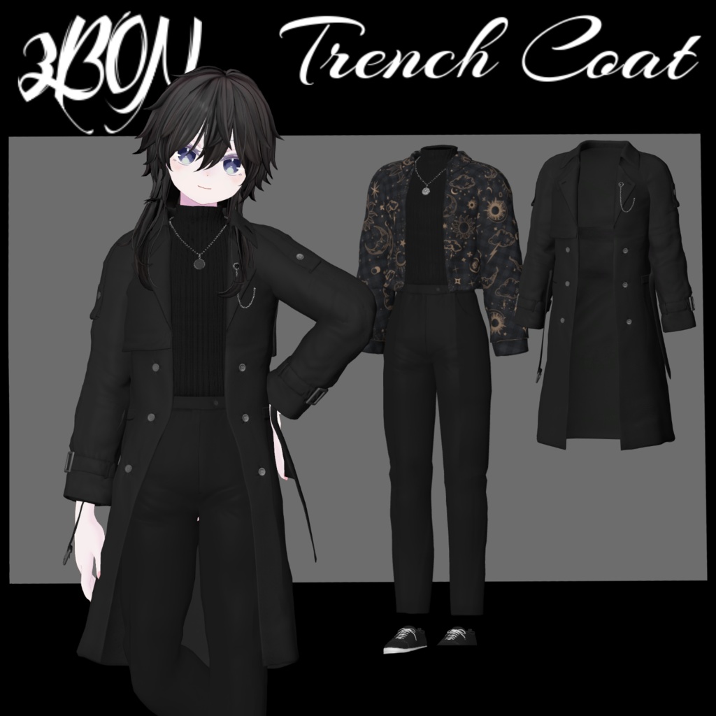 🧥Trench Coat🧥 (for Grus, Haolan) #3BON