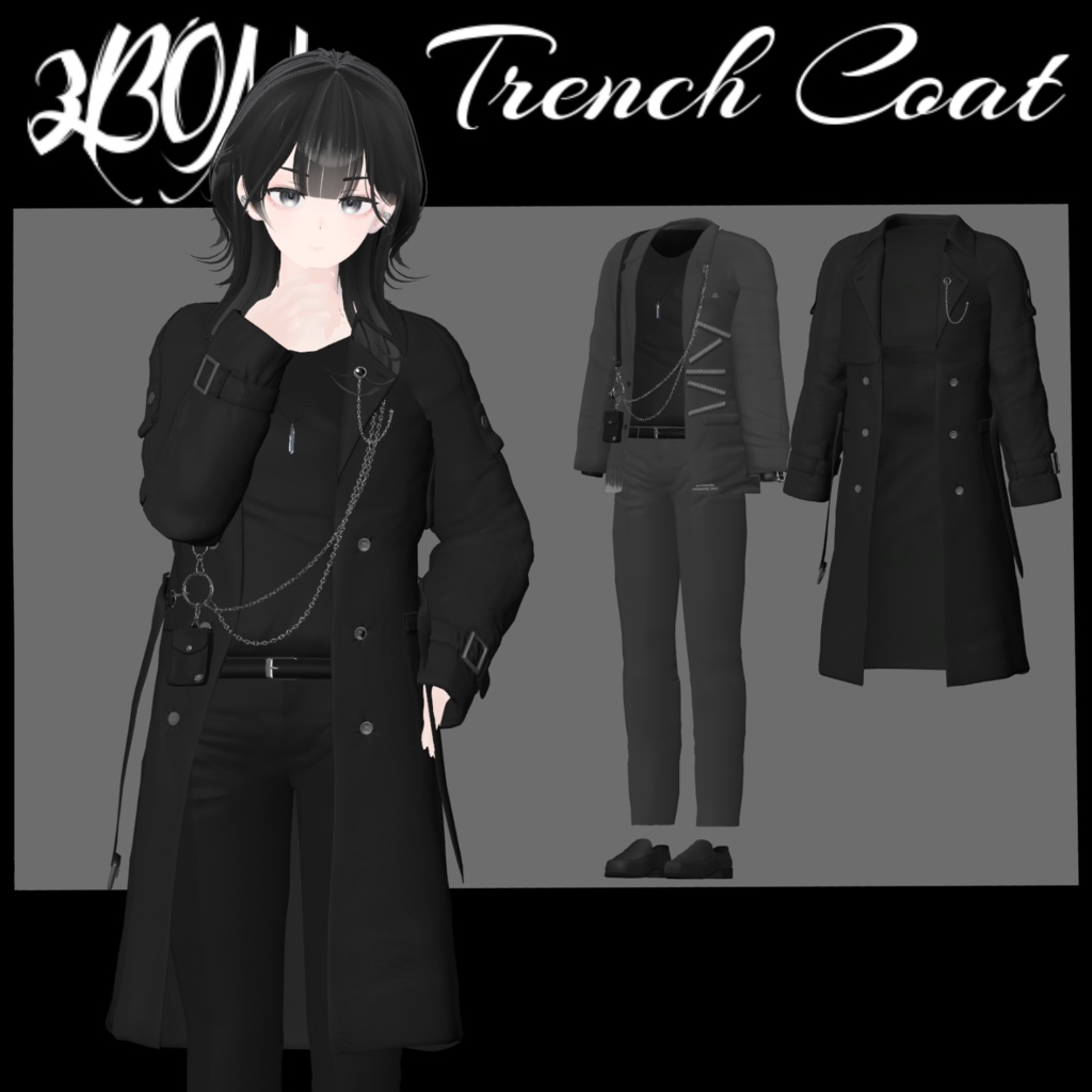 🧥Trench Coat🧥 (for Grus, Haolan) #3BON