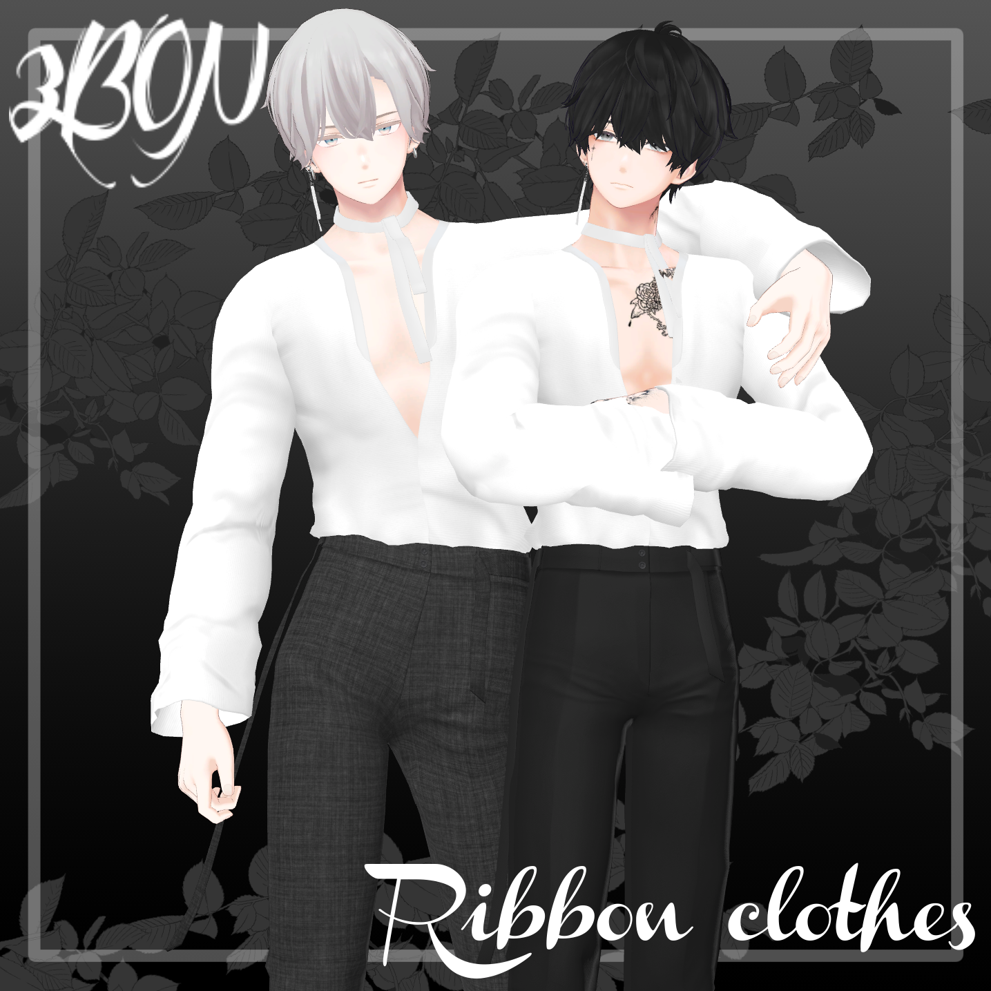 Ribbon clothes (for Minase, Anri) with Animation #3BON - 3BON - BOOTH