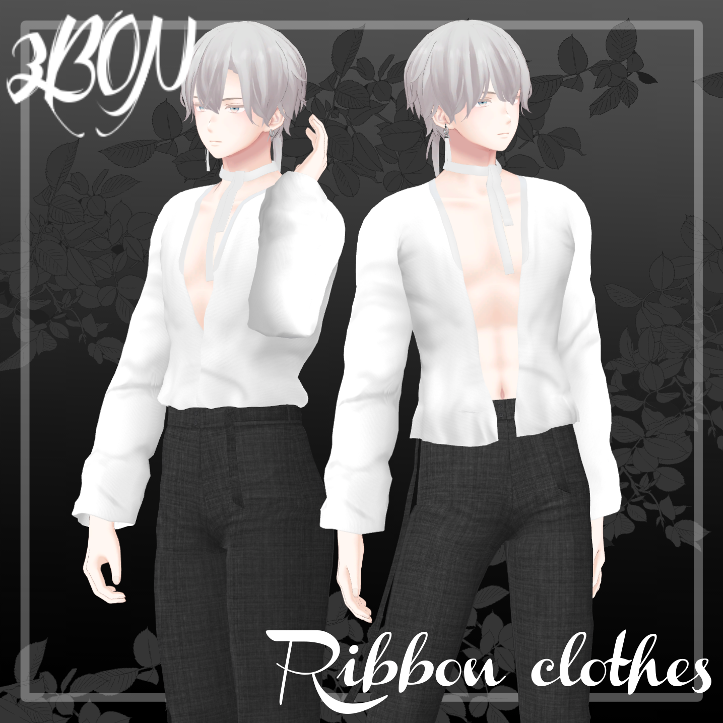 Ribbon clothes (for Minase, Anri) with Animation #3BON - 3BON - BOOTH