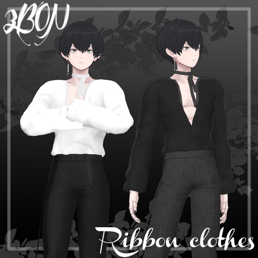 Ribbon clothes (for maki, jaula) with Animation #3BON