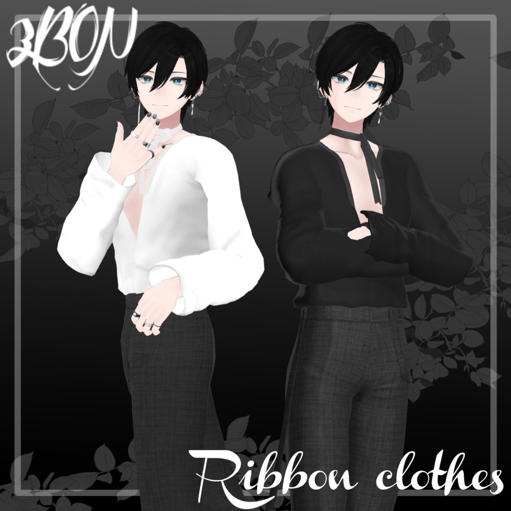 Ribbon clothes (for maki, jaula) with Animation #3BON