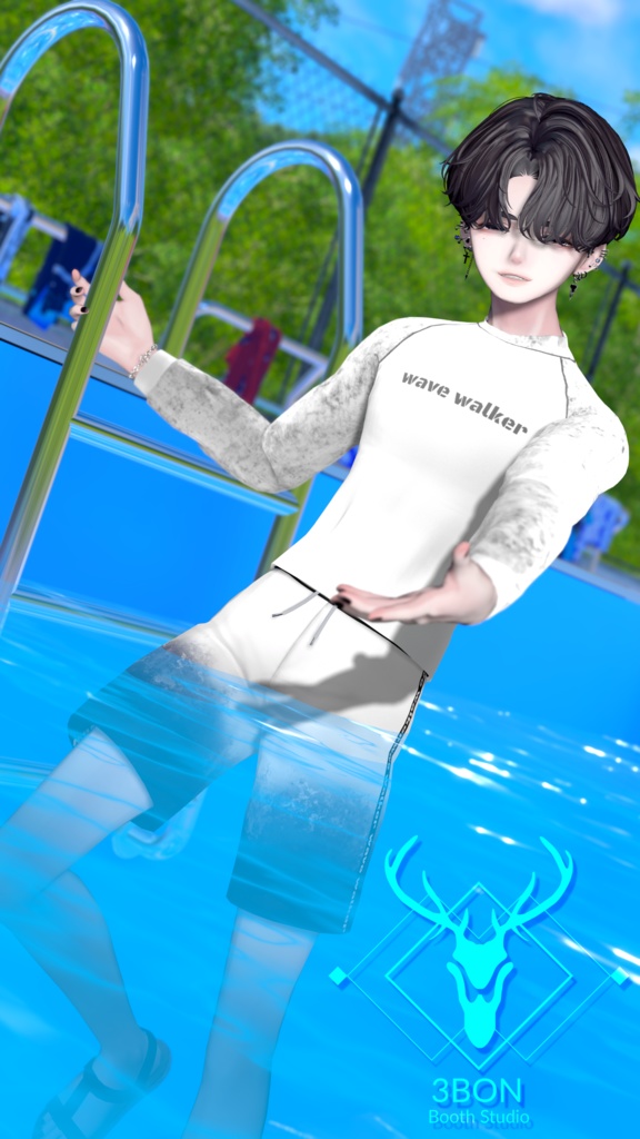 Rashguard (for Men's avatars) #3BON