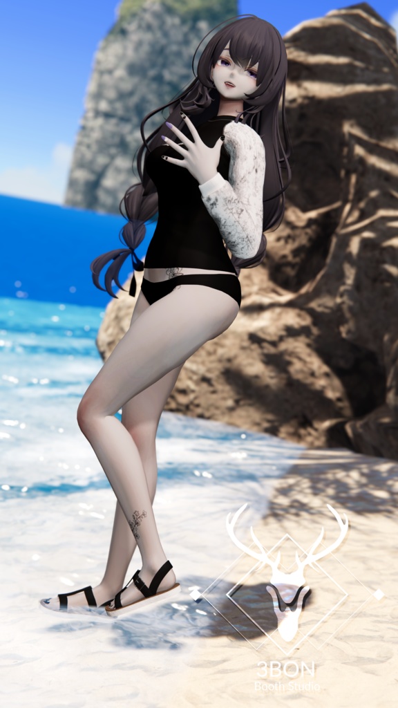 Rashguard (for Female's avatars) #3BON