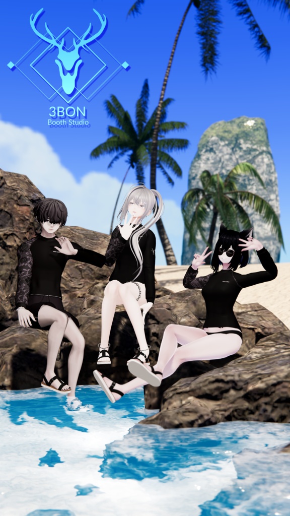 Rashguard (for Female's avatars) #3BON