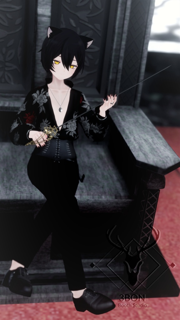 Men's Corset (for Men's avatars) #3BON