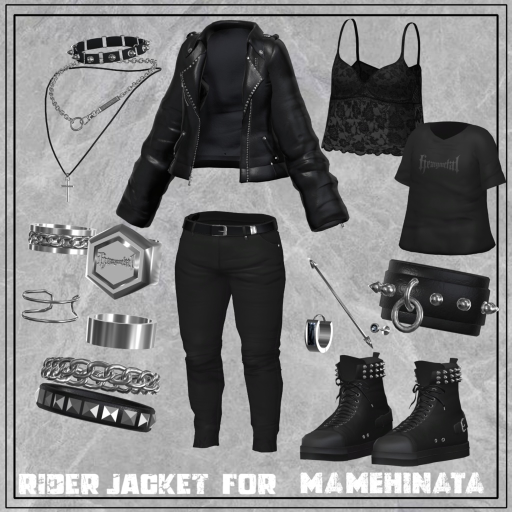 Rider Jacket (for Mamehinata まめひなた) #3BON