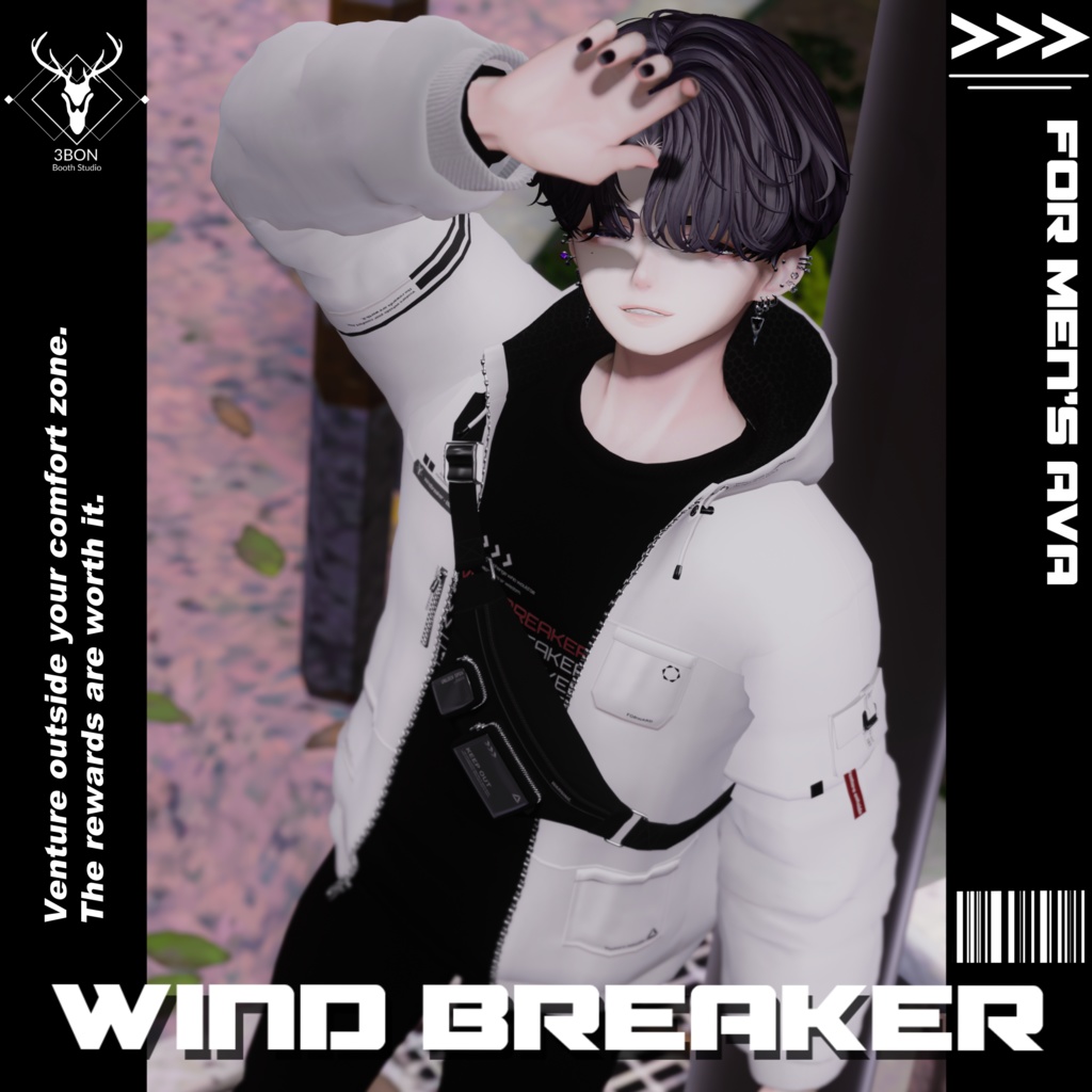 Wind breaker (for Men's avatars) #3BON