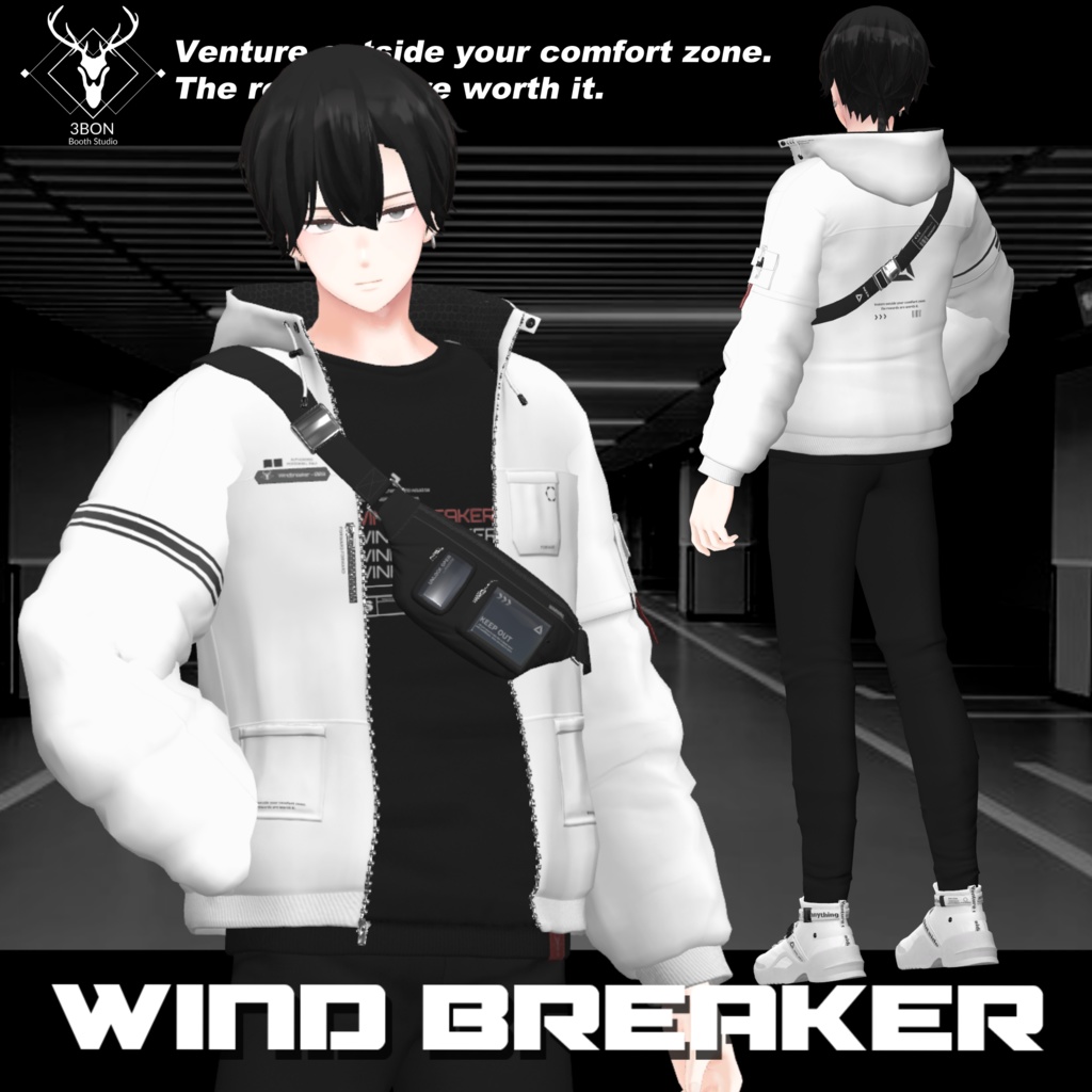 Wind breaker (for Men's avatars) #3BON