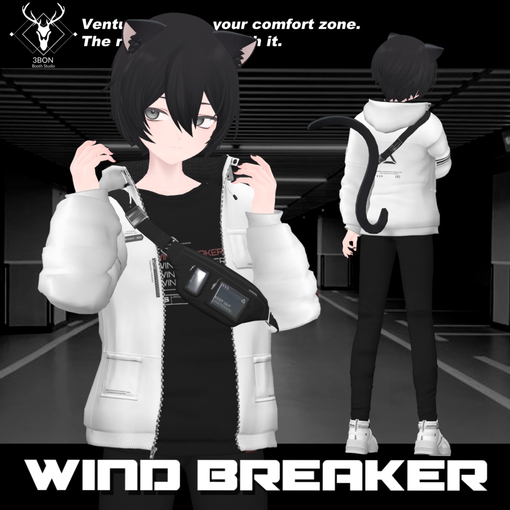 Wind breaker (for Men's avatars) #3BON