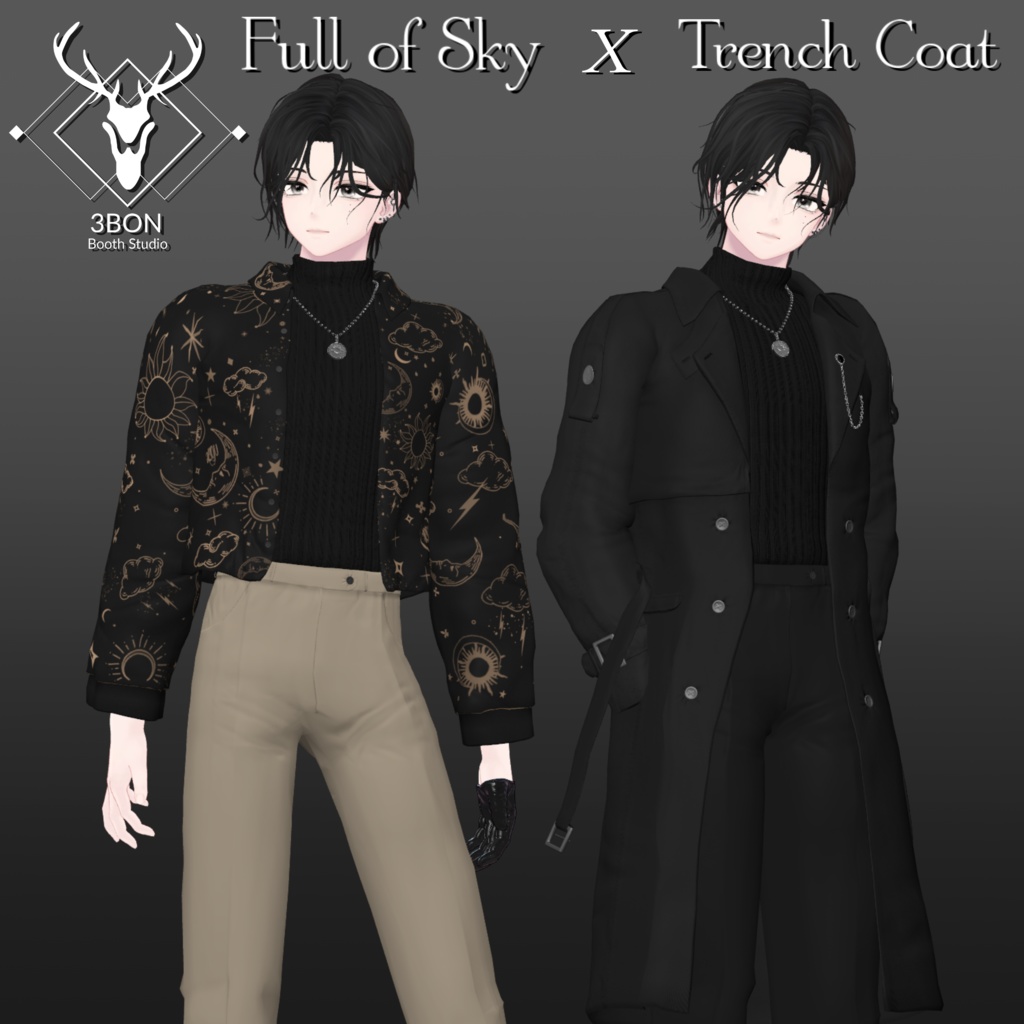 Full of Sky x Trench Coat (for Komano) #3BON
