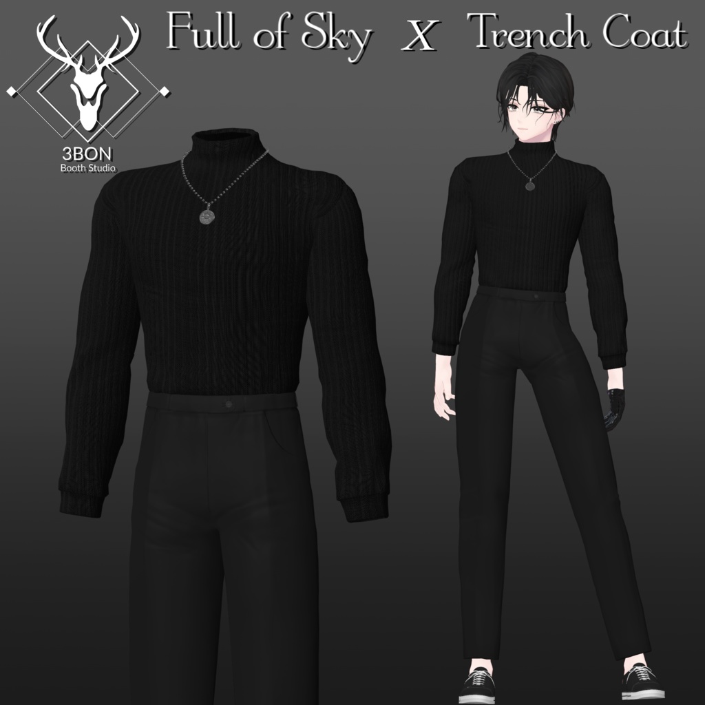 Full of Sky x Trench Coat (for Komano) #3BON
