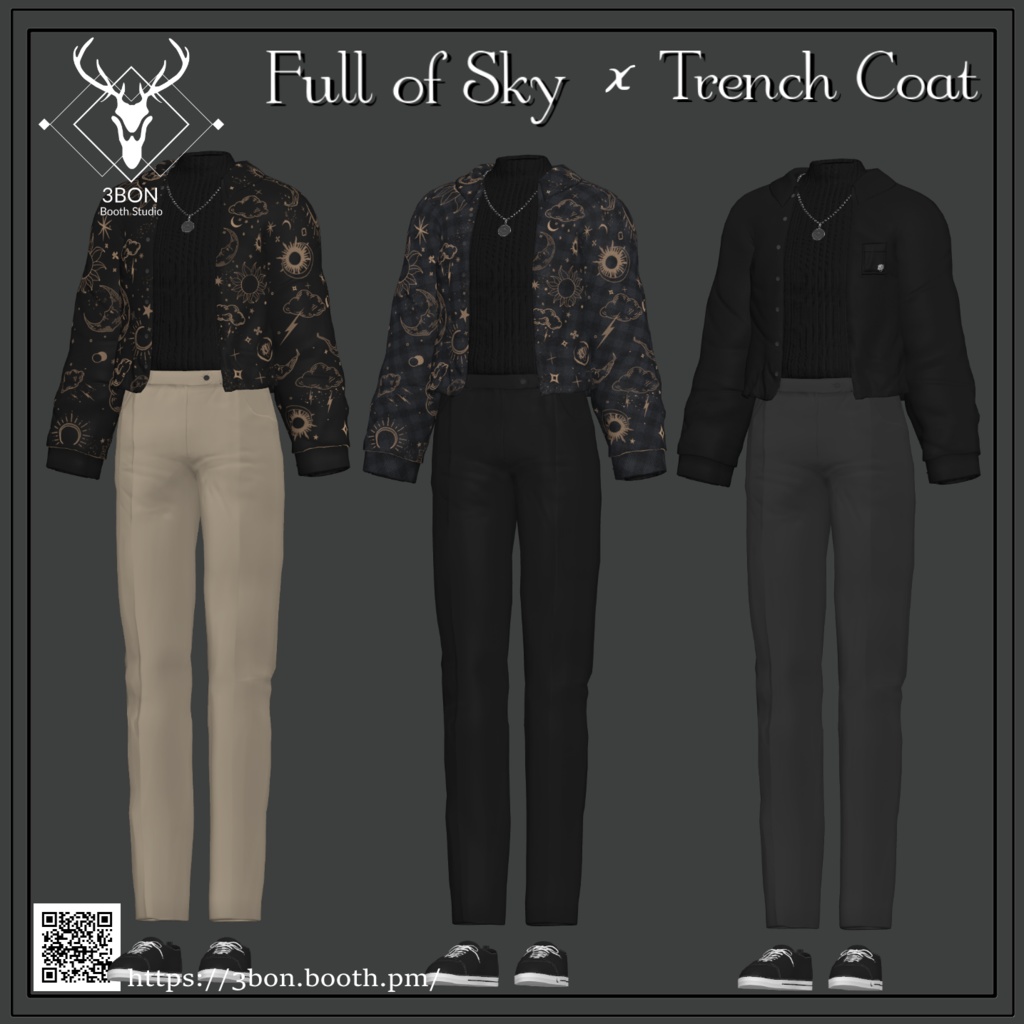Full of Sky x Trench Coat (for Komano) #3BON
