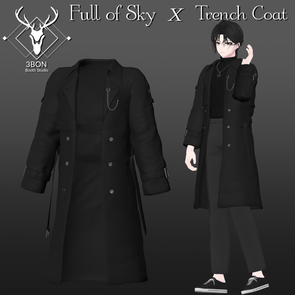 Full of Sky x Trench Coat (for Komano) #3BON