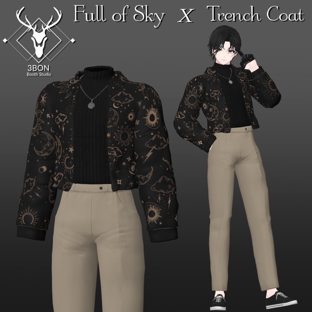 Full of Sky x Trench Coat (for Komano) #3BON