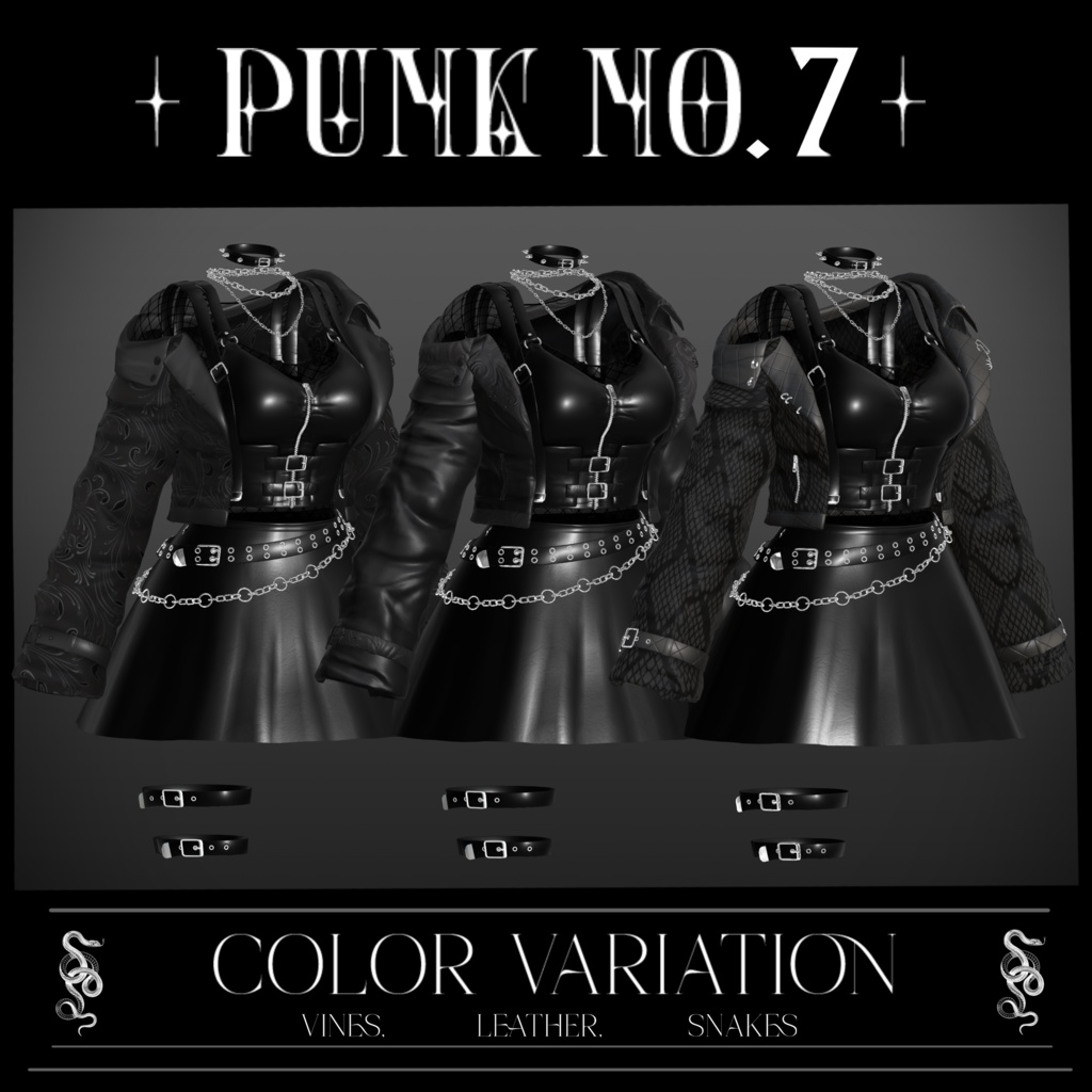 Punk No.7 (for Female avatars) #3BON