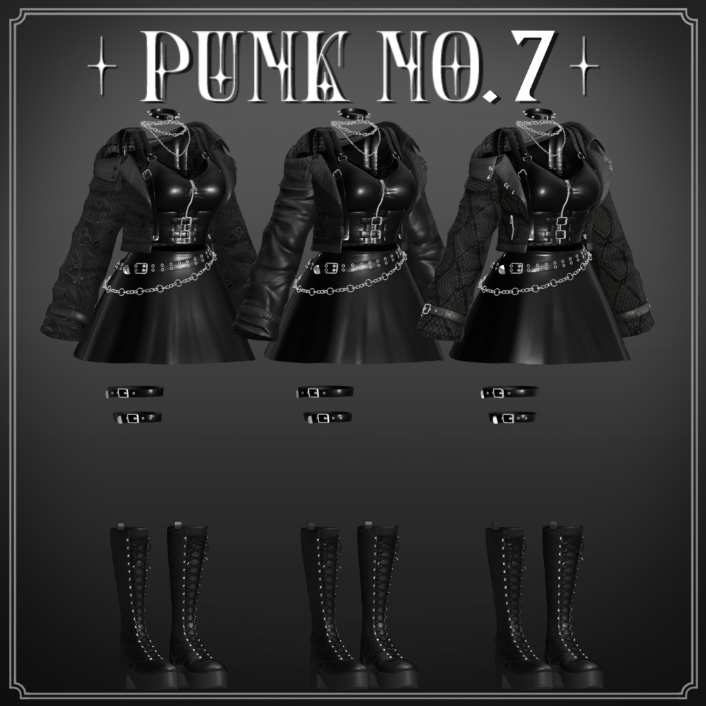 Punk No.7 (for Female avatars) #3BON