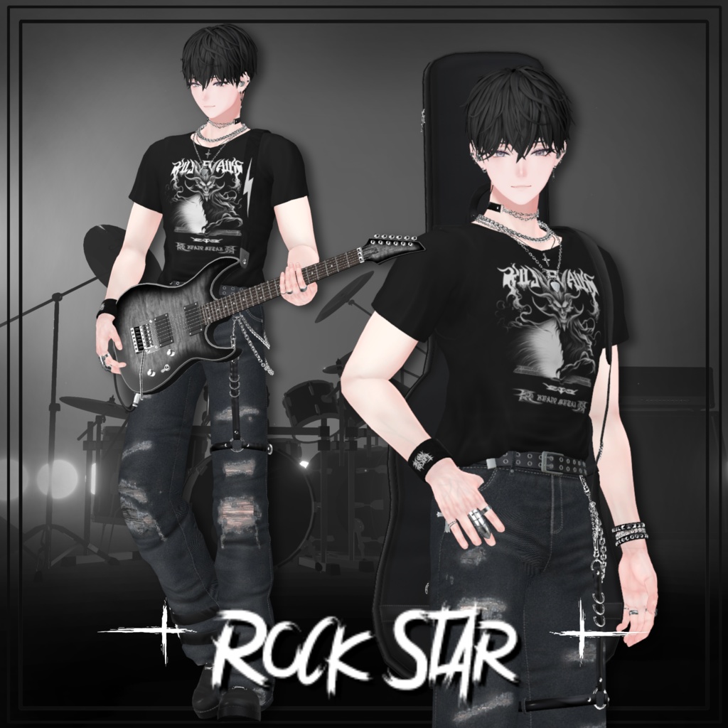 Rock Star (for Men's avatars) #3BON