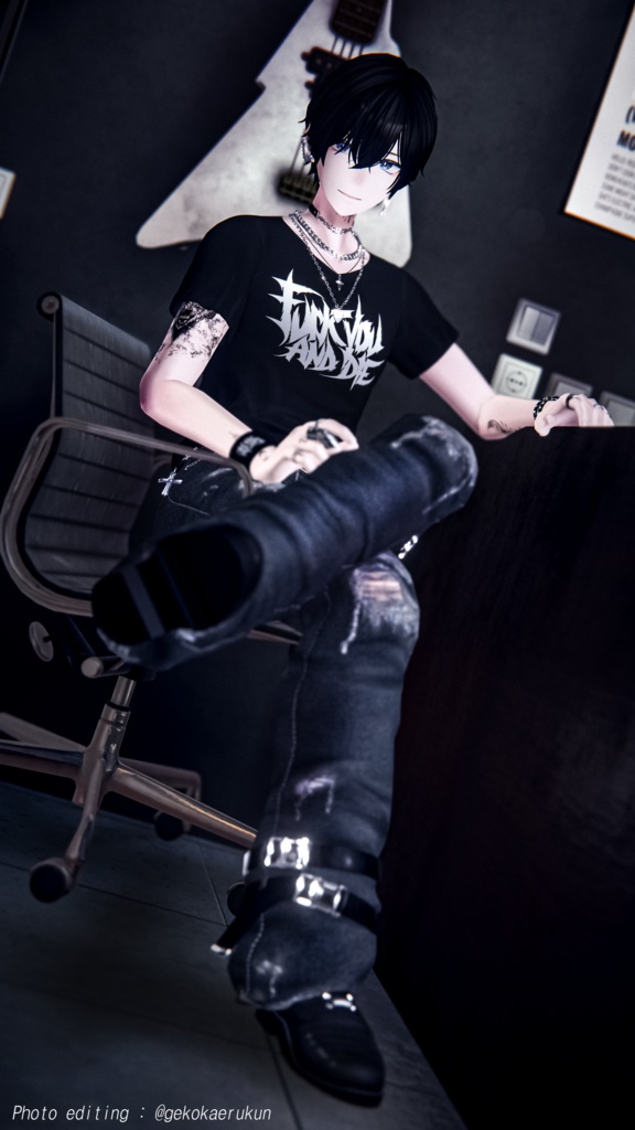 Rock Star (for Men's avatars) #3BON