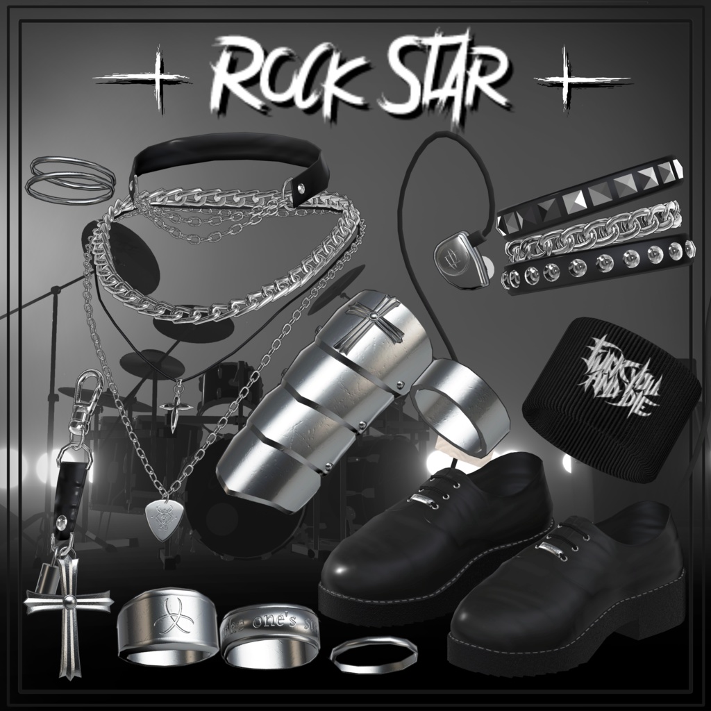 Rock Star (for Female avatars) #3BON