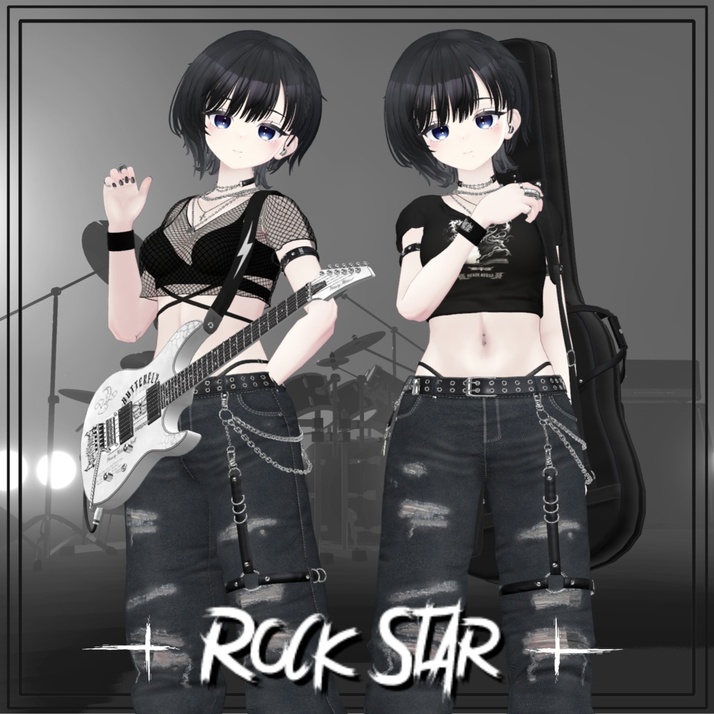 Rock Star (for Female avatars) #3BON