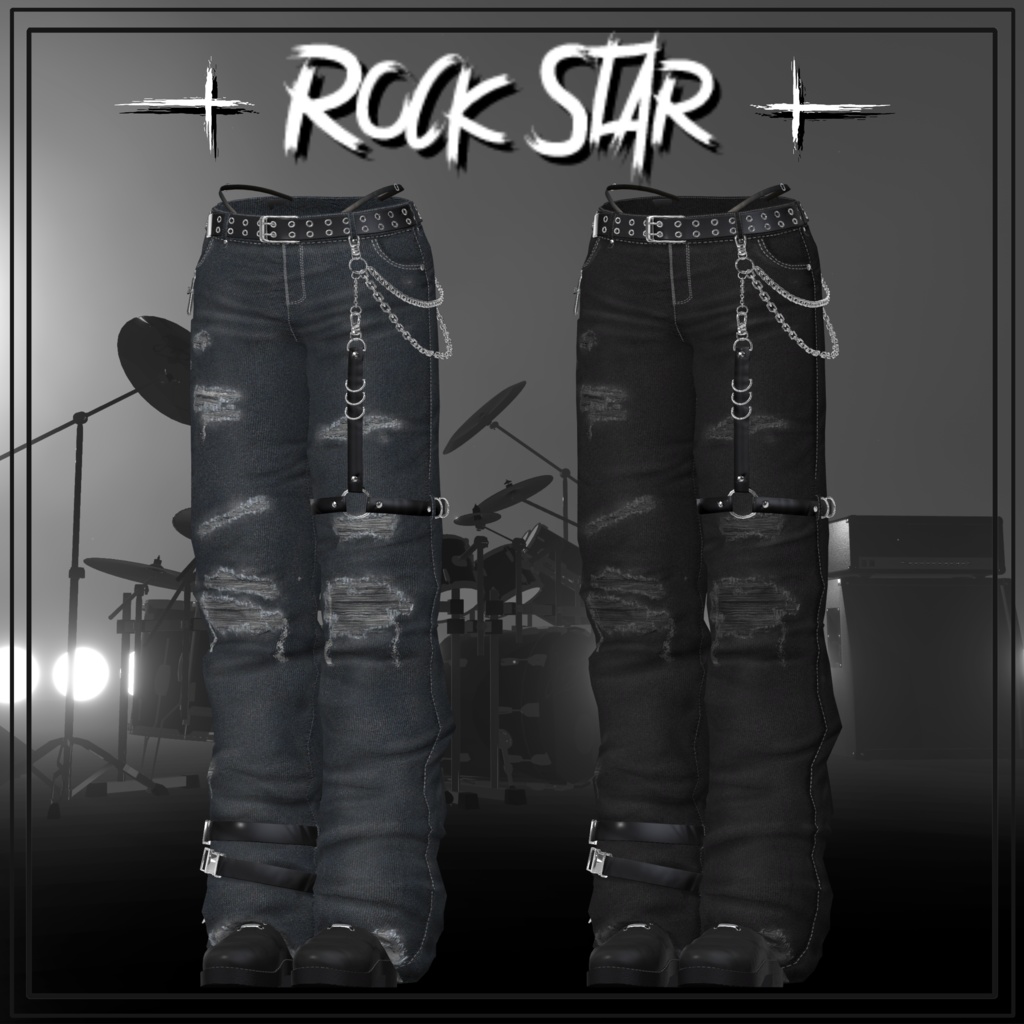 Rock Star (for Female avatars) #3BON