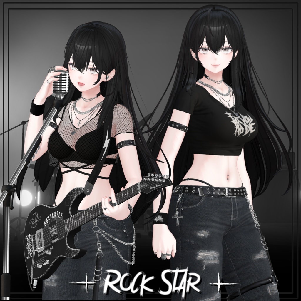 Rock Star (for Female avatar) #3BON