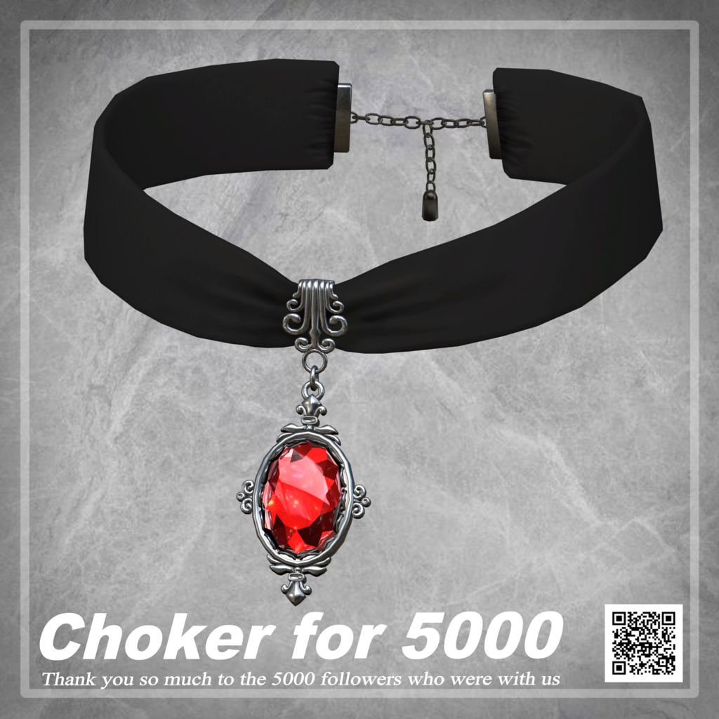 【無料,무료】 Choker for 5000  #3BON