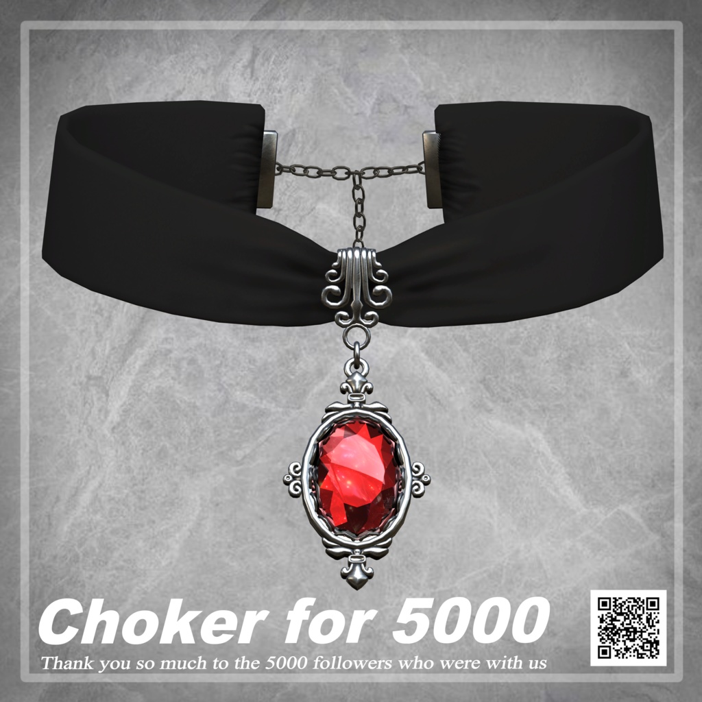 【無料,무료】 Choker for 5000  #3BON