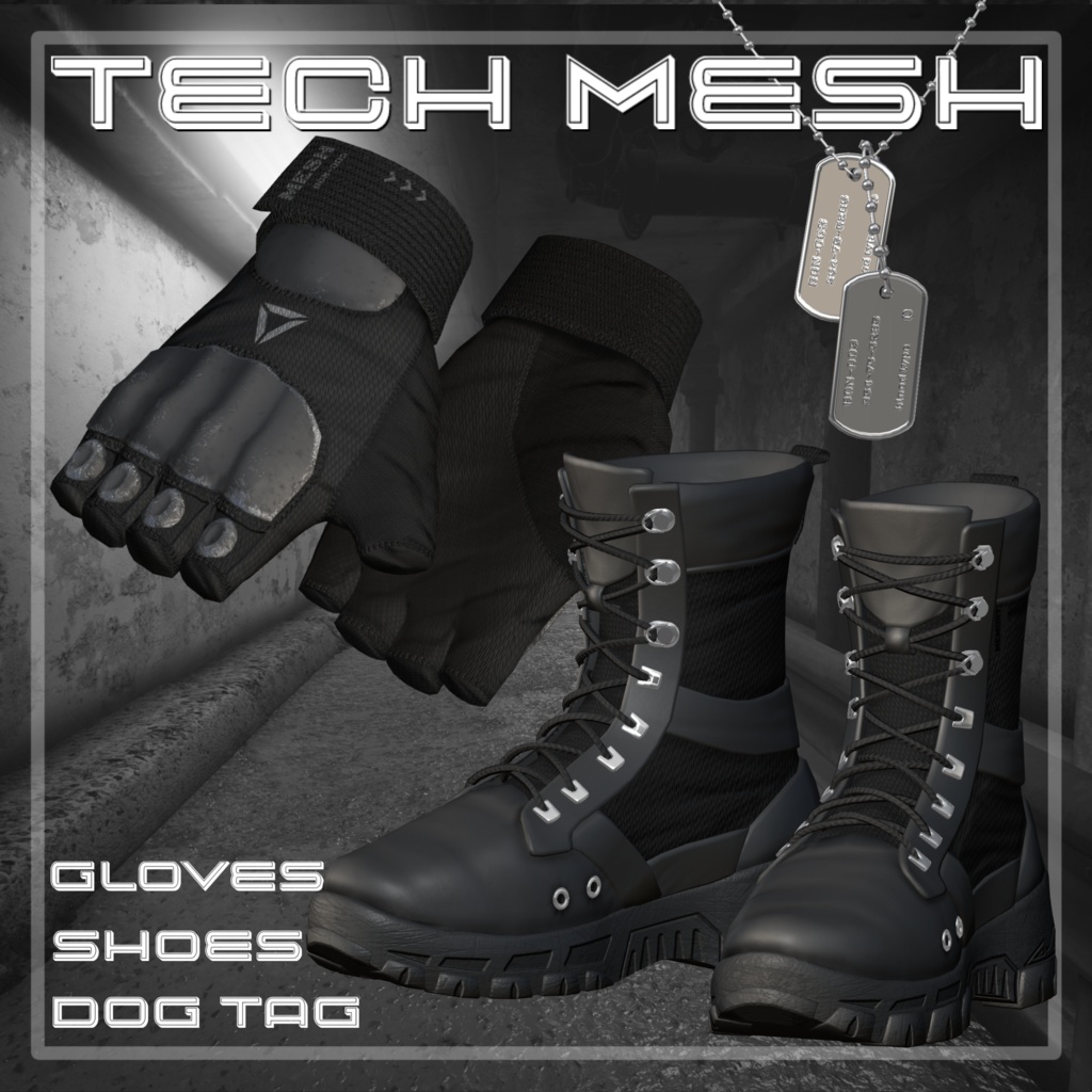 Tech Mesh (for Men's avatars) #3BON