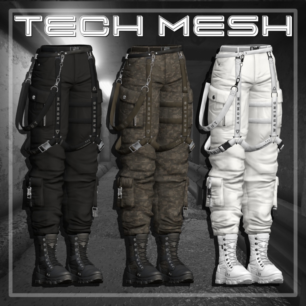 Tech Mesh (for Men's avatars) #3BON