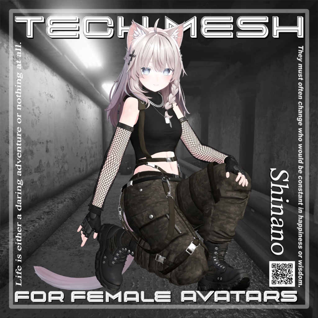 Tech Mesh (for Female avatars) #3BON