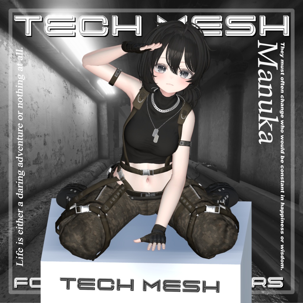 Tech Mesh (for Female avatars) #3BON