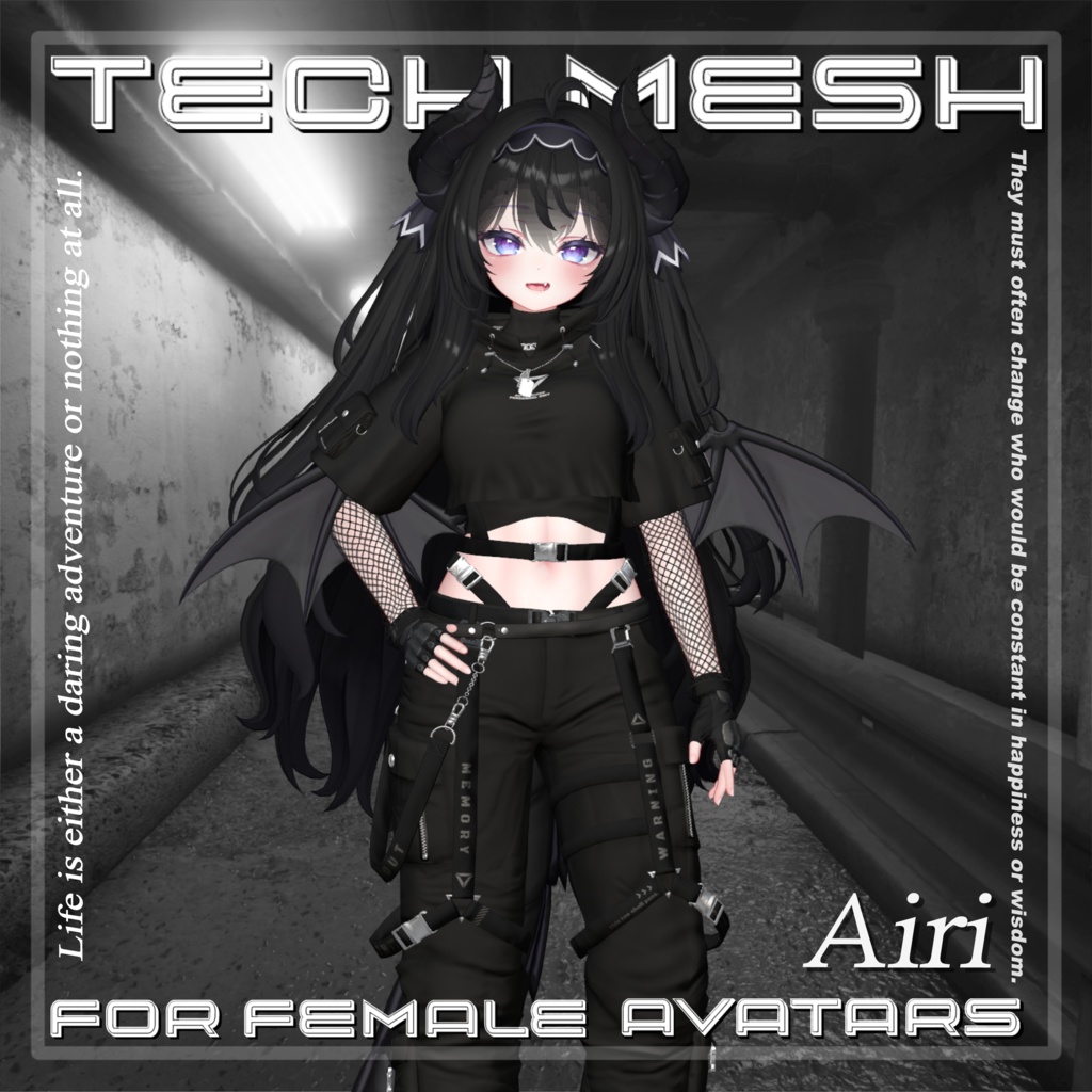 Tech Mesh (for Female avatars) #3BON