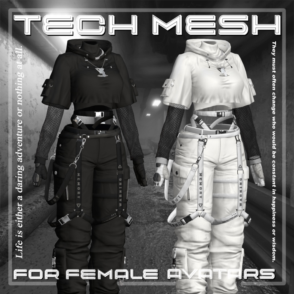 Tech Mesh (for Female avatars) #3BON