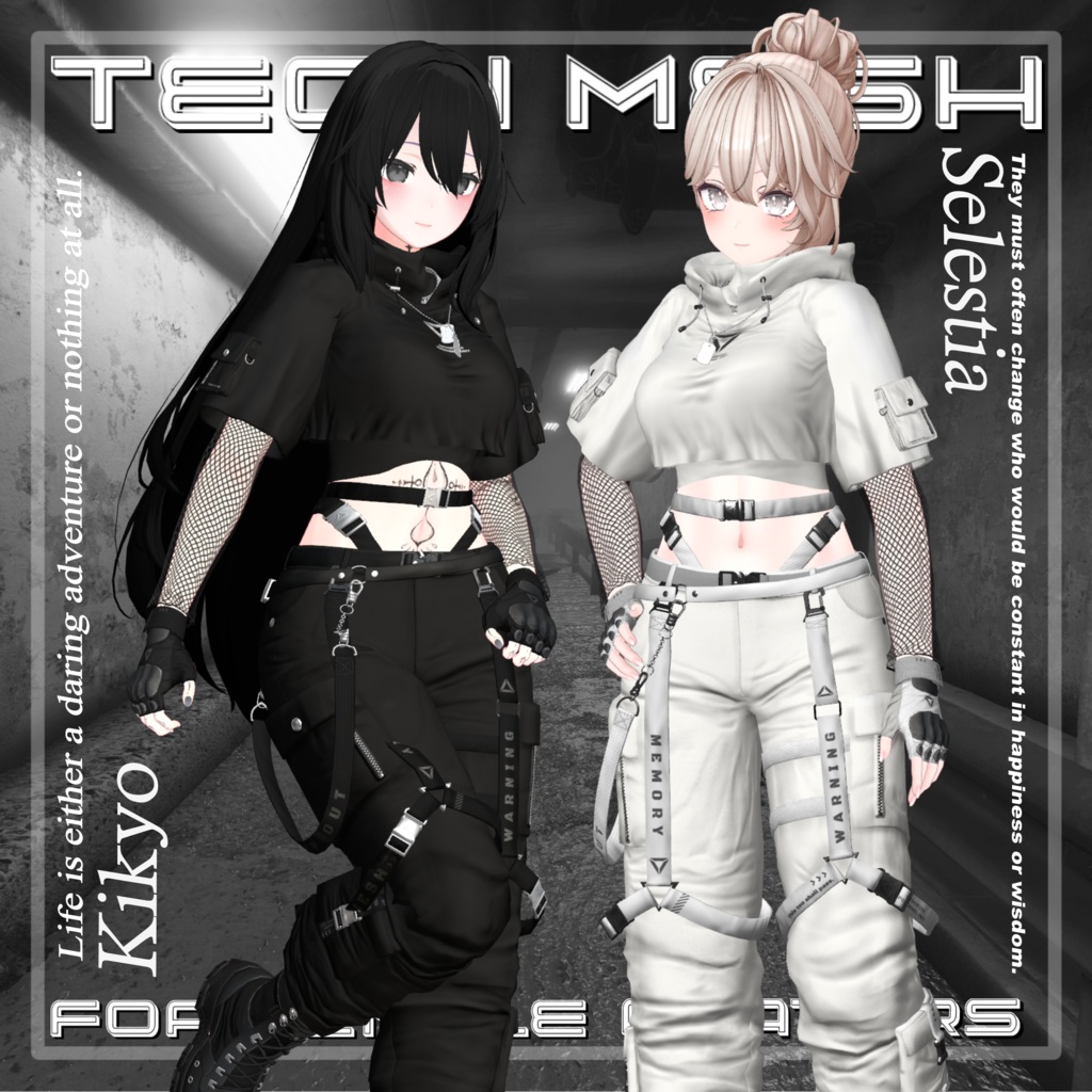 Tech Mesh (for Female avatars) #3BON